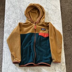 Patagonia Kids' toddler Micro D Snap-T Fleece jacket Hoodie 5T